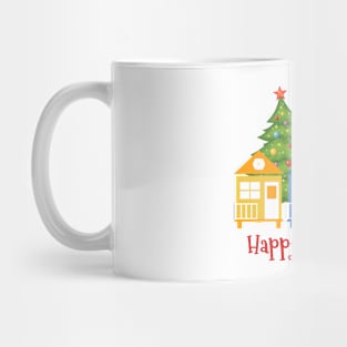 Tiny House Happy Holidays Mug